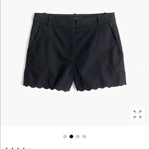 JCrew scalloped shorts NWOT
